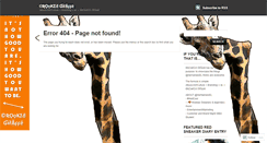 Desktop Screenshot of crookedgiraffe.wordpress.com