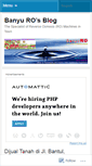 Mobile Screenshot of banyuro.wordpress.com