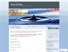 Tablet Screenshot of banyuro.wordpress.com