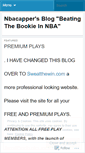 Mobile Screenshot of nbacapper.wordpress.com