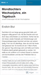 Mobile Screenshot of mondwechsel.wordpress.com