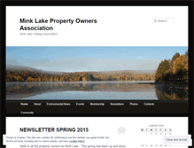 Tablet Screenshot of minklake.wordpress.com