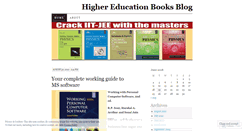 Desktop Screenshot of highereducationbooksblog.wordpress.com