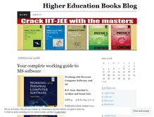 Tablet Screenshot of highereducationbooksblog.wordpress.com