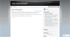 Desktop Screenshot of annaemail.wordpress.com
