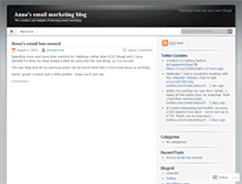 Tablet Screenshot of annaemail.wordpress.com