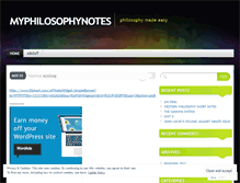 Tablet Screenshot of myphilosophynotes.wordpress.com