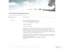 Tablet Screenshot of natebushxerodermapigmentosum.wordpress.com
