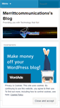 Mobile Screenshot of merrittcommunications.wordpress.com