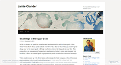 Desktop Screenshot of jamieolander.wordpress.com