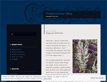 Tablet Screenshot of prepping2prep.wordpress.com