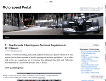 Tablet Screenshot of motorraceportal.wordpress.com