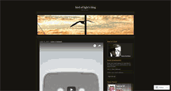 Desktop Screenshot of birdoflight.wordpress.com