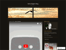 Tablet Screenshot of birdoflight.wordpress.com