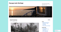 Desktop Screenshot of cayugalakeheritage.wordpress.com