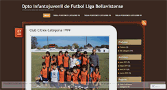 Desktop Screenshot of futbolinfantojuvenilbv.wordpress.com