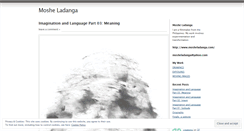 Desktop Screenshot of mosheladanga.wordpress.com