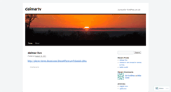 Desktop Screenshot of dalmartv.wordpress.com