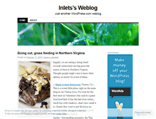 Tablet Screenshot of inlets.wordpress.com