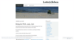 Desktop Screenshot of lotterleben.wordpress.com