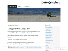 Tablet Screenshot of lotterleben.wordpress.com