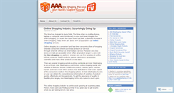 Desktop Screenshot of aaateleshoping.wordpress.com