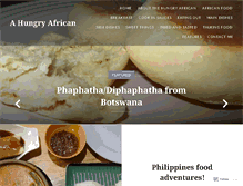 Tablet Screenshot of ahungryafrican.wordpress.com