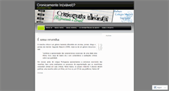 Desktop Screenshot of cronicamenteinviavel.wordpress.com