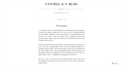Desktop Screenshot of cynthiarendon.wordpress.com