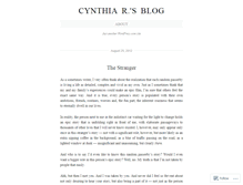 Tablet Screenshot of cynthiarendon.wordpress.com