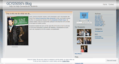 Desktop Screenshot of gcyd5050.wordpress.com