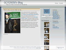Tablet Screenshot of gcyd5050.wordpress.com