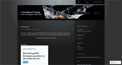 Desktop Screenshot of behindlexsbar.wordpress.com