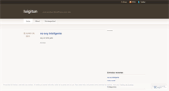 Desktop Screenshot of luigitun.wordpress.com