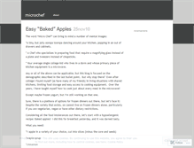 Tablet Screenshot of microchef.wordpress.com