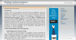 Desktop Screenshot of carlosmonsalvo.wordpress.com