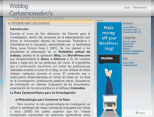 Tablet Screenshot of carlosmonsalvo.wordpress.com