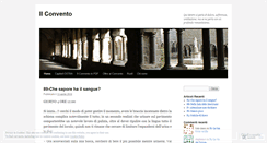 Desktop Screenshot of f10ilconvento.wordpress.com