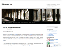 Tablet Screenshot of f10ilconvento.wordpress.com
