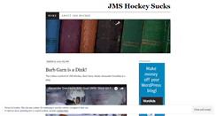 Desktop Screenshot of jmshockeysucks.wordpress.com