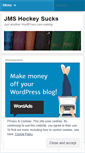 Mobile Screenshot of jmshockeysucks.wordpress.com