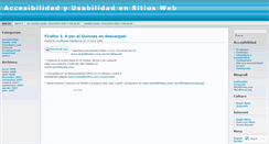 Desktop Screenshot of accesibilidadweb.wordpress.com