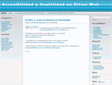 Tablet Screenshot of accesibilidadweb.wordpress.com