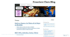 Desktop Screenshot of franciscoclaro.wordpress.com