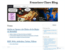 Tablet Screenshot of franciscoclaro.wordpress.com