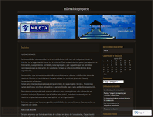 Tablet Screenshot of mileta.wordpress.com