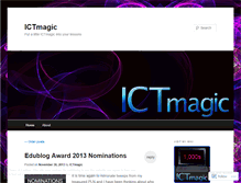 Tablet Screenshot of ictmagic.wordpress.com