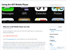 Tablet Screenshot of iqti.wordpress.com