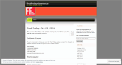 Desktop Screenshot of finalfridayslawrence.wordpress.com