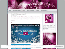 Tablet Screenshot of maysplace.wordpress.com
